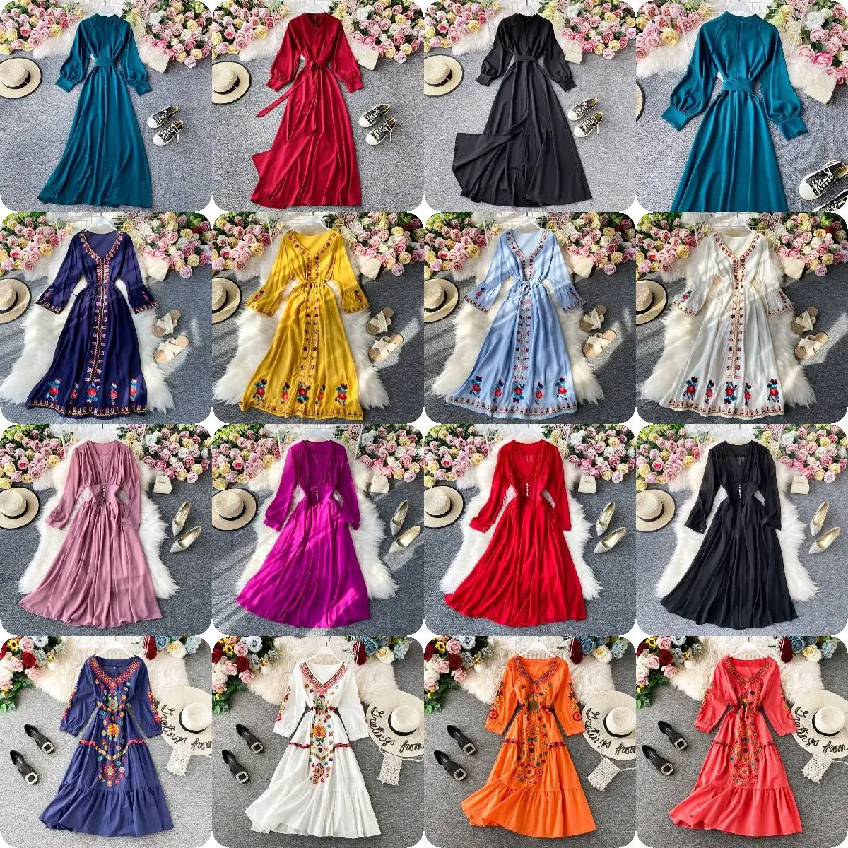 Cnstocklots Floral Layered Supplier Tops With Bales Dress Bulk Assorted Women