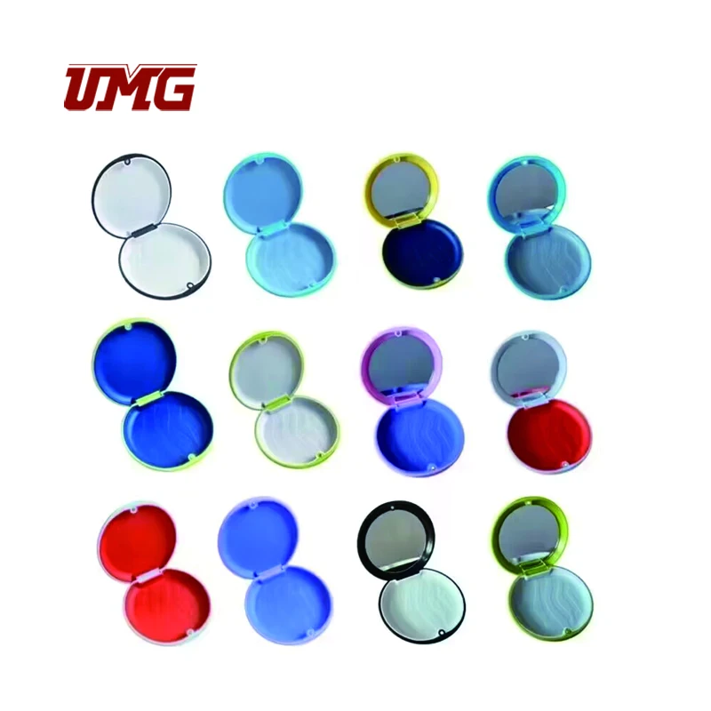 Denture Box  Retainer Case  with mirror Dental Orthodontic Retainer Denture Aligner box Retainer Case