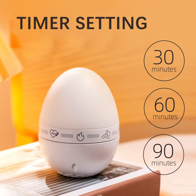 Egg Soothing Sound Machine breathing light portable Sleep aid Baby lullaby music box rechargeable white noise machine baby