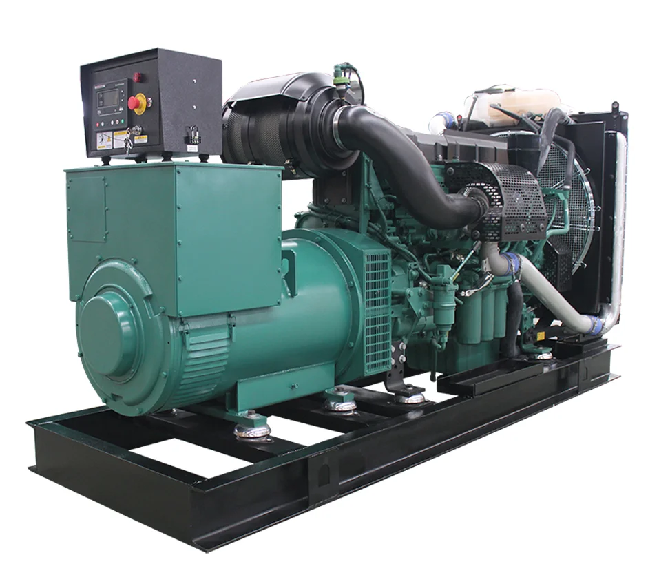 global warranty volvo penta engine with brushless alternator generator 250kw diesel power generator set