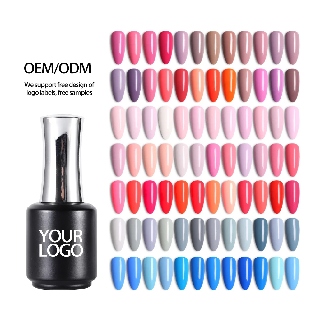BeiEn Custom Logo High Quality Neon Pigment Gel Polish 15ML 20ML 3000 Color Soak Off UV/LED Gel Set For Wholesale OEM&ODM Bulk
