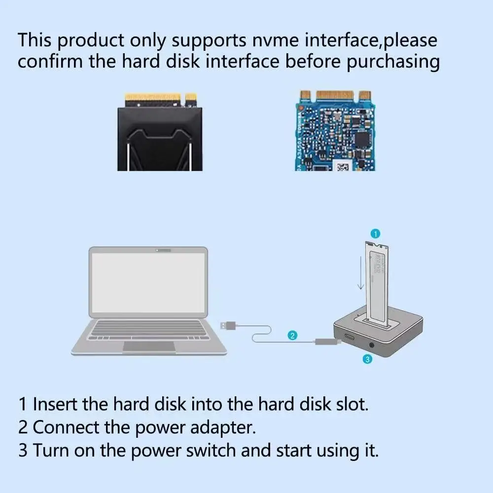 Новый продукт высокоскоростной адаптер NVME на USB M.2 SSD 10 Гбит/с для