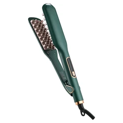2022 Grid Hair Crimper Volumizer Ceramic Hair Curler Flat Iron Waver Negative Ion Volumizing Curling Styler Corn Perm Splint