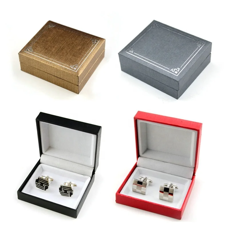 Good Price Portable Men Display Gift Packaging Cufflink Box