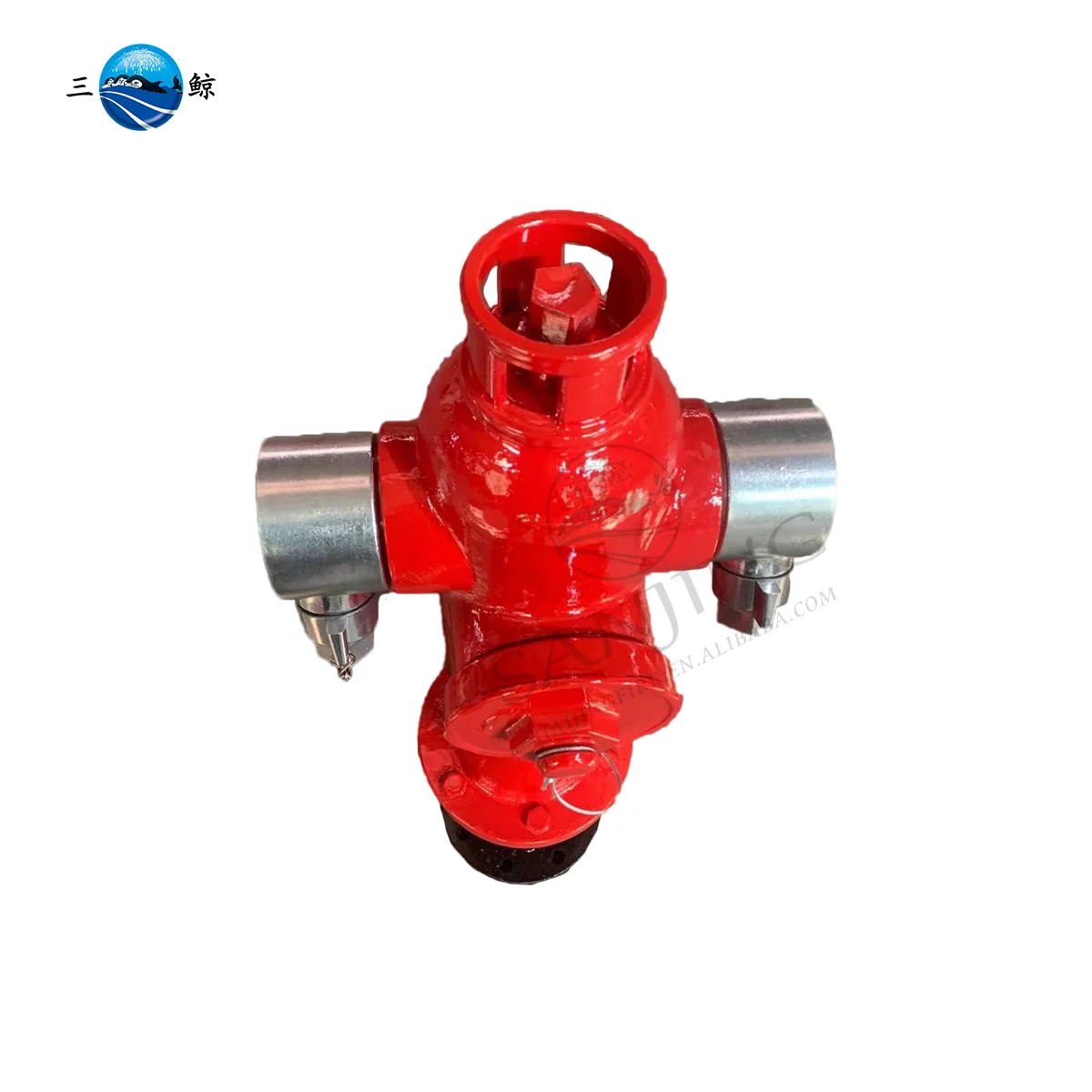 Manufacturer 4 Inch Water Supply BS336 Instantaneous Outlets Wet Outdoor Fire Pillar Hydrant