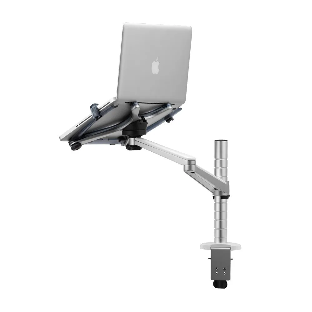 360 Rotation Aluminum Alloy 2 in 1 Tablet PC Holder and Laptop Stand Holder Arm Office Desktop Bracket OA-1S