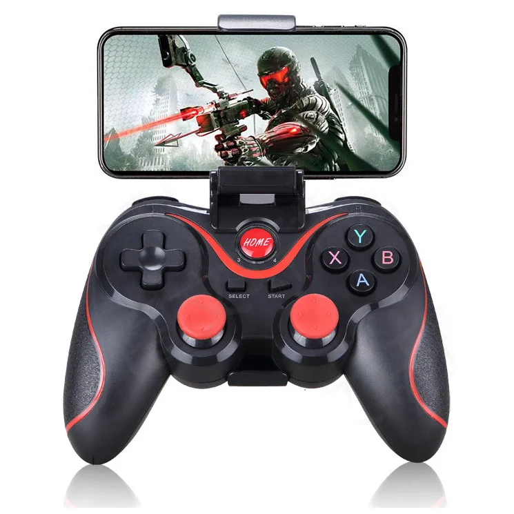 Беспроводной игровой контроллер Terios T3/X3 для PS3/Android смартфонов планшетных ПК с держателем ТВ-приставки T3 + удаленный геймпад