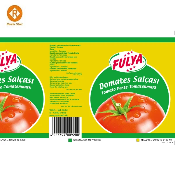 Excellent Quality of Printed Tin Plate Sheet  Printing Tinplate for Tin Cans