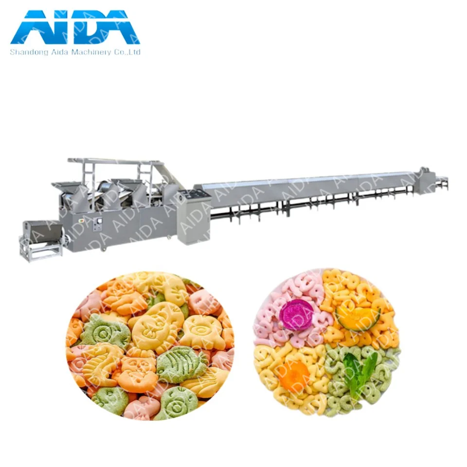 Industrial Low Salt Automatic Cheese Biscuit Production Line From China