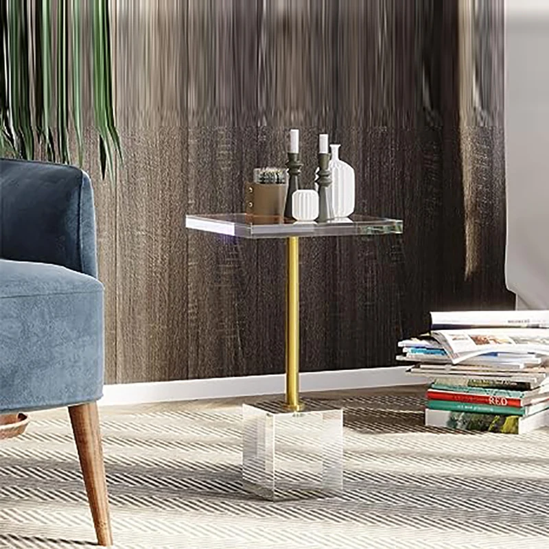 Acrylic End Table Acrylic Side Table for Living Room Bedroom and Lobby