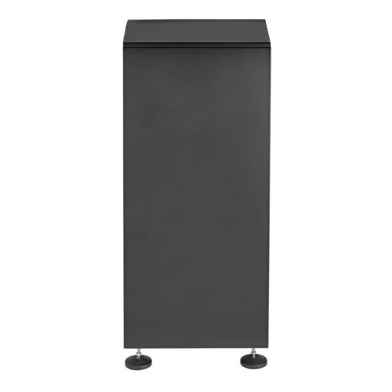 Floor standing Black Secured Parcel Steel DropBox with 4 levering legs Mailbox Storage Drop Box