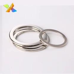 Factory Custom Flat metal o-ring round metal o-ring 10mm metal handle o ring buckles for bag accessories