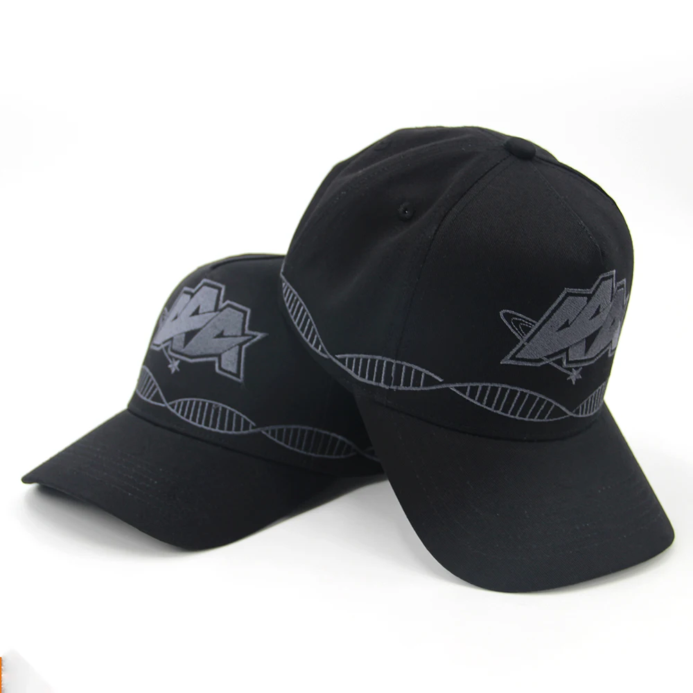 Custom Embroidery Logo 5-panel 100% Cotton High Quality Sport Baseball Cap Hat For Men Gorras Baseball Cap With Your Logo