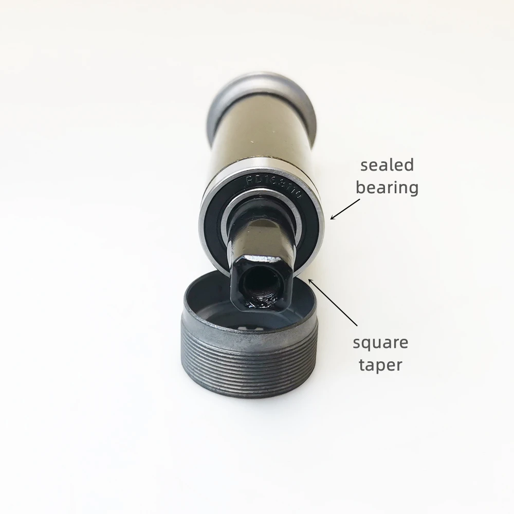 M12 sealed bearing bottom bracket 6061 aluminum 120 mm width bottom bracket