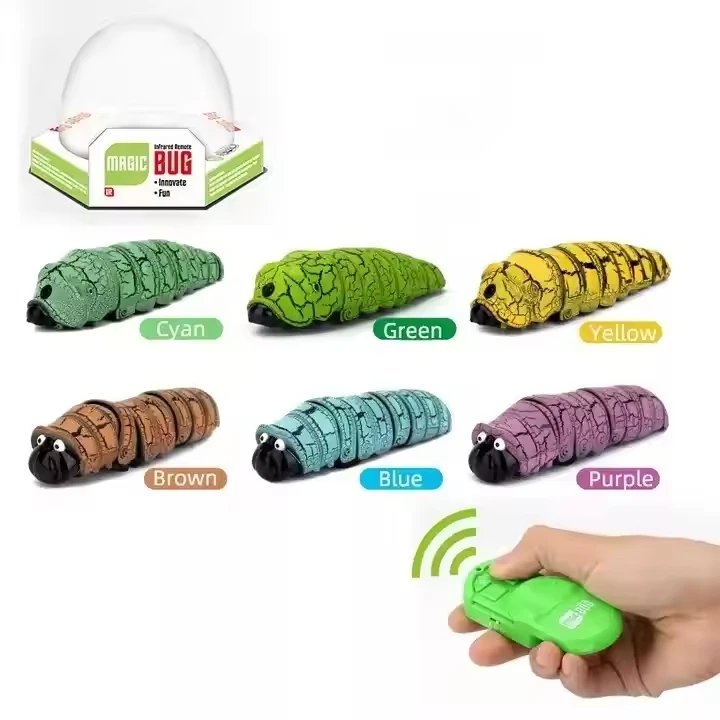 Electrical Worm Educational Toys Infared Induction Electrical Mini Bug Insect Kid Toys Cute Toy For Kid With Motion Sensor