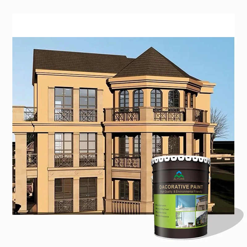 Alture Weather Resistance  Exterior Texture wall paint brick effect