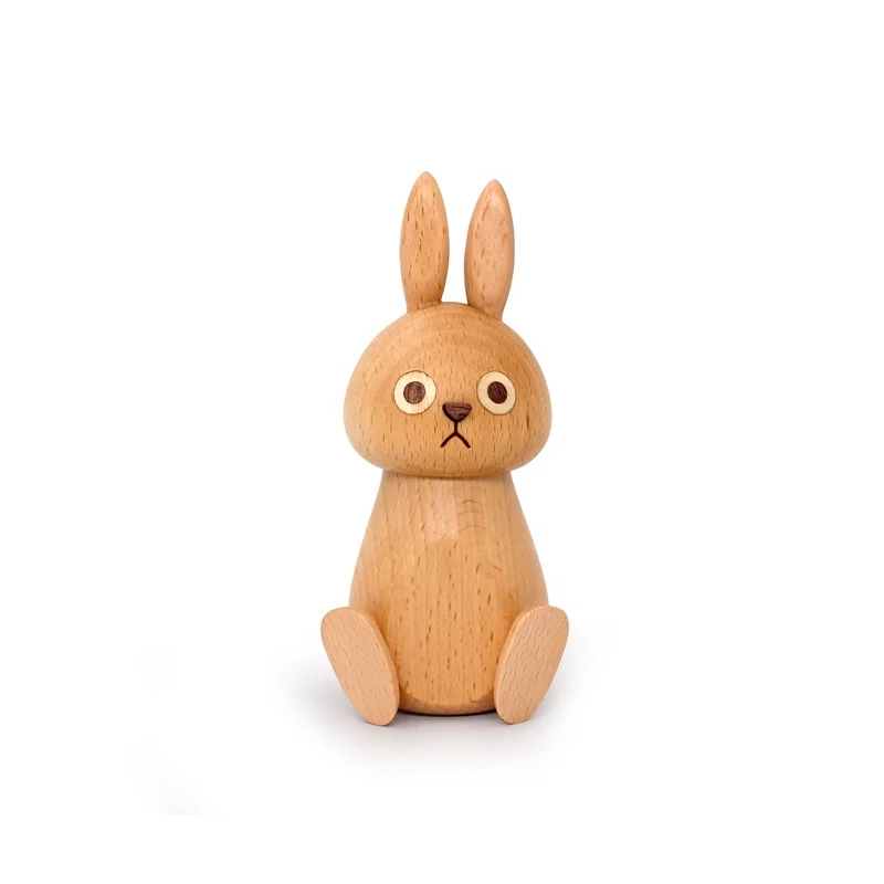 Hot Products 2021 Kitchen Gadgets Creative wooden animal  Toothpick Case Toothpick Holder Gift rabbit toothpick