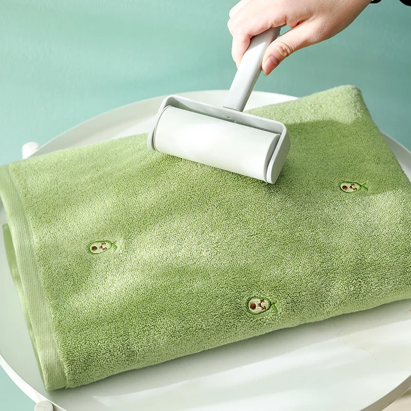 Extra Thick 100% Cotton Highly Absorbent Embroidered Hotel Bath Beach Towels 2 In 1 Bath Towel Set