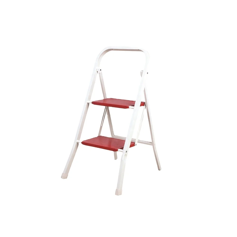 2-Tier Modern Design Steel Folding Step Ladder KC-7052 with Insulation Feature for School Application Colorful Stools