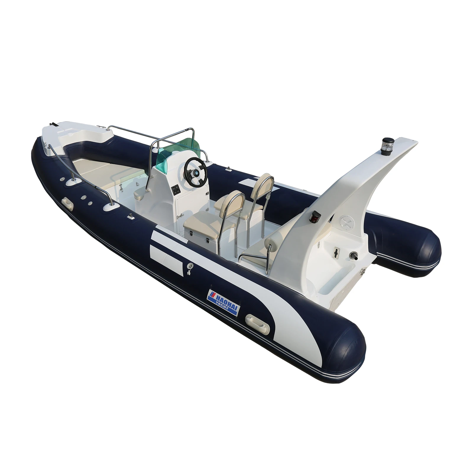 RIB Boat RIB520 Ce Fibreglass Inflatable Boat For Entertainment