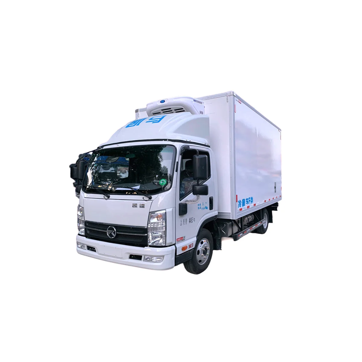 Light Refrigerator Trucks In House 6x2 KAMA EM3 81.144kWh Electric Truck Motor 135 Refrigerated Truck In China