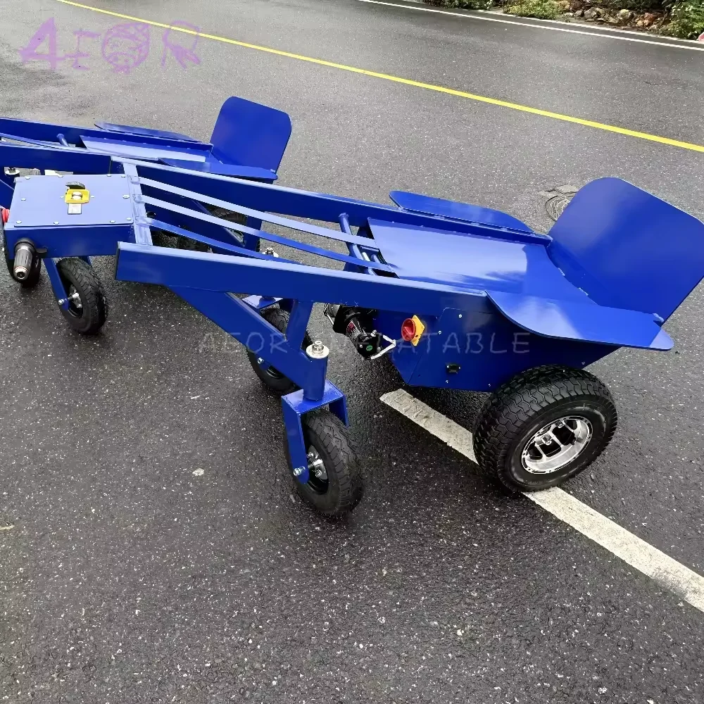 Heavy Electric Stair Climbing Trolley Hand Truck Portable Stair Climbing Folding Cart For Sale