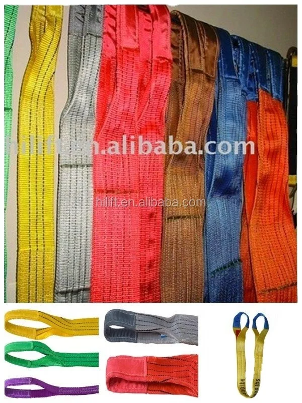 Wire Rope Slings High Quality Stainless Steel Endless Customized Eye and Eye 10mm White Flat Assembly Color Material Origin Type