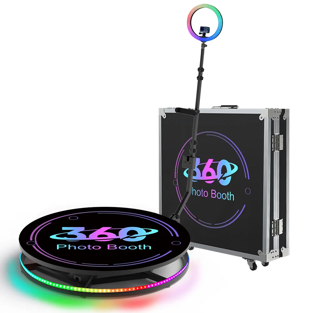 High quality 360 photo booth video booth spin booth iPad /Camera /phone 360 degree photo booth Automatic Manual Spin