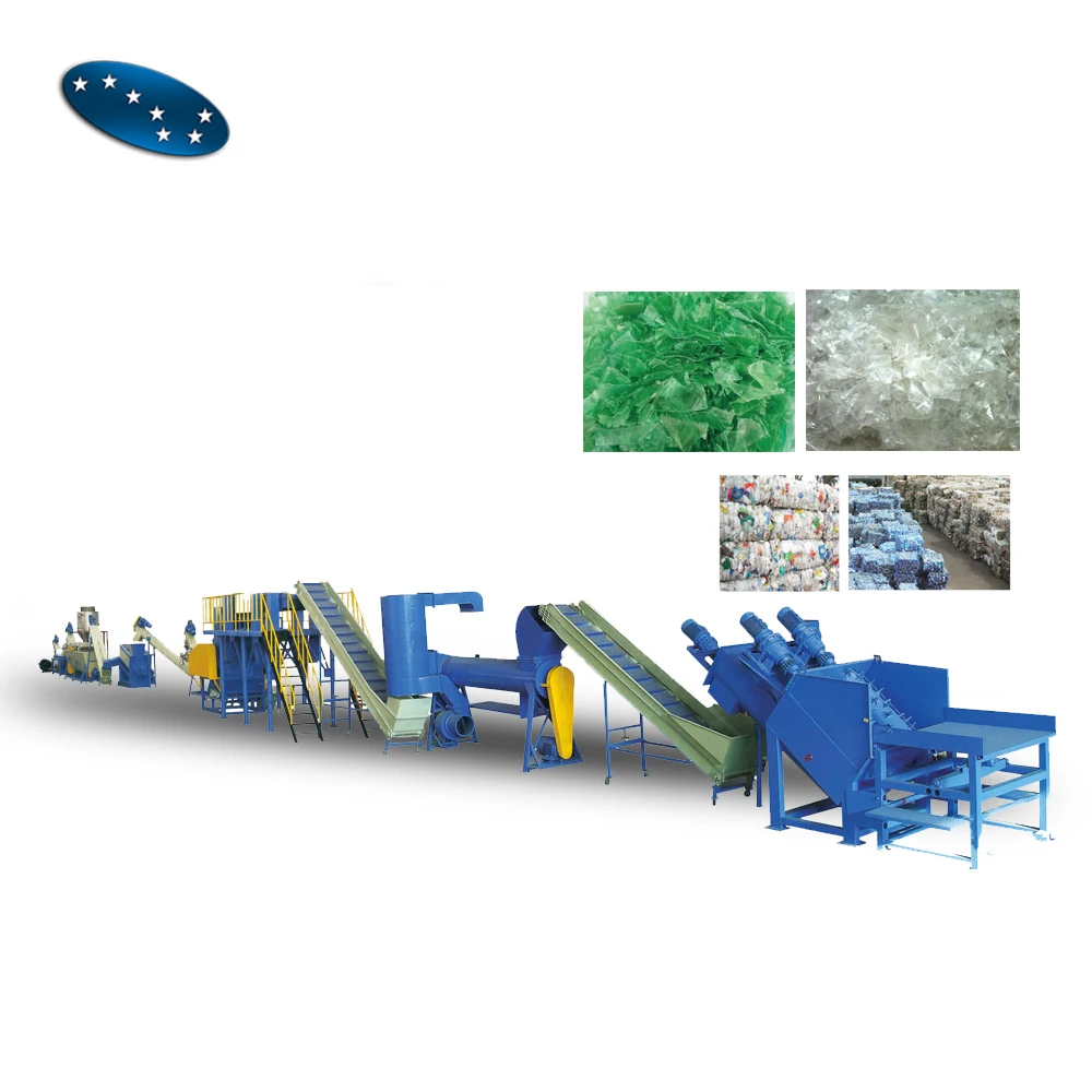 Отходы Pp Pe переработанные Ldpe Hdpe пластиковые стиральные машины оборудование для линии