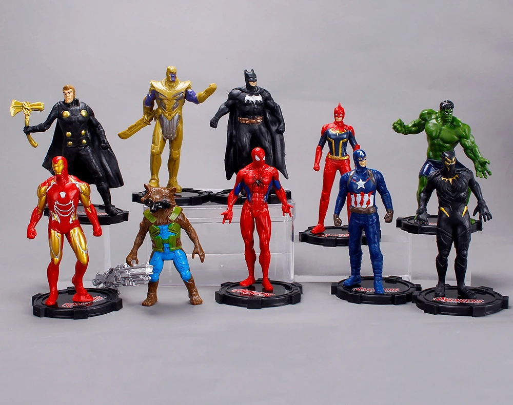 10 шт./набор фигурки Marvel см
