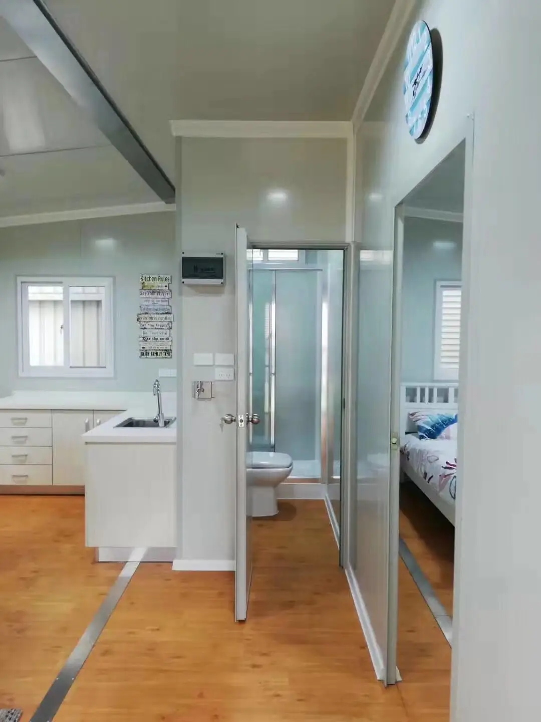 High quality AU standard 3 Bedroom Prefab Modular Home Living Modern 20ft/30ft/40ft expandable villa Container House