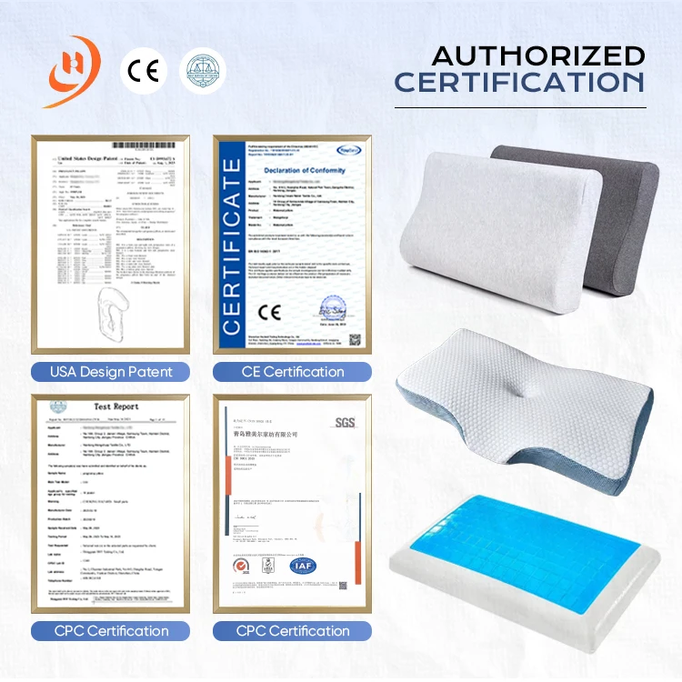 Ergonomic Cervical Pillow Neck Care Memory Foam Single Sleep Aid Side Sleeping Pack Traction Spine Pillow