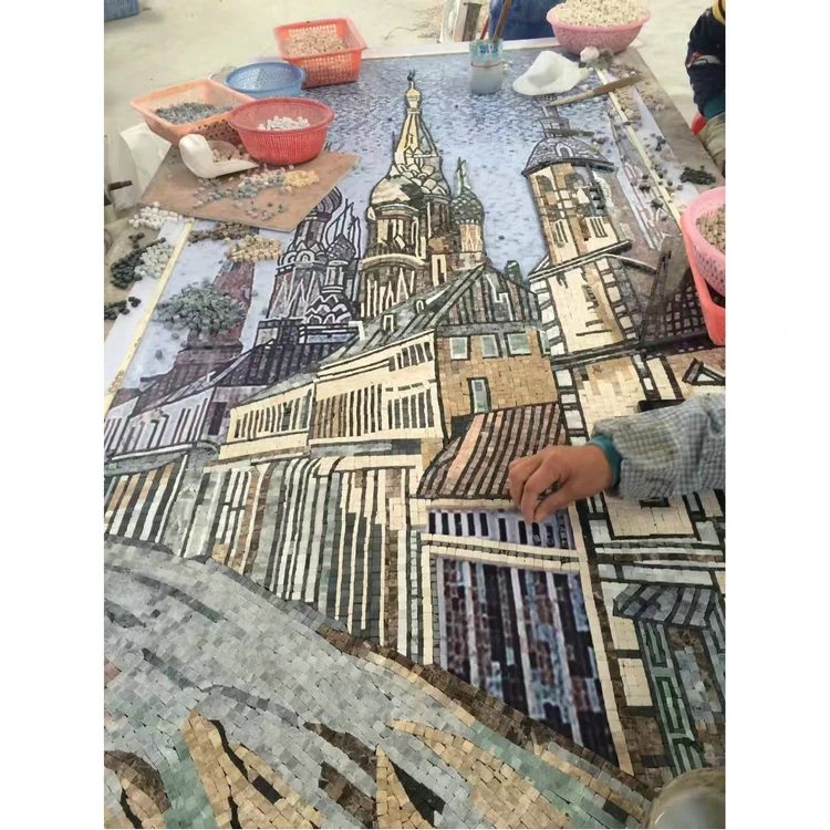 decoration mural class art mosaic outdoor murals wall
