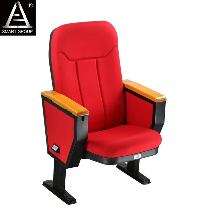 Wooden Cinema Theater Furniture Lecture Room Church Chairs Auditorium Seating Commercial Seat Conference Hall Chair