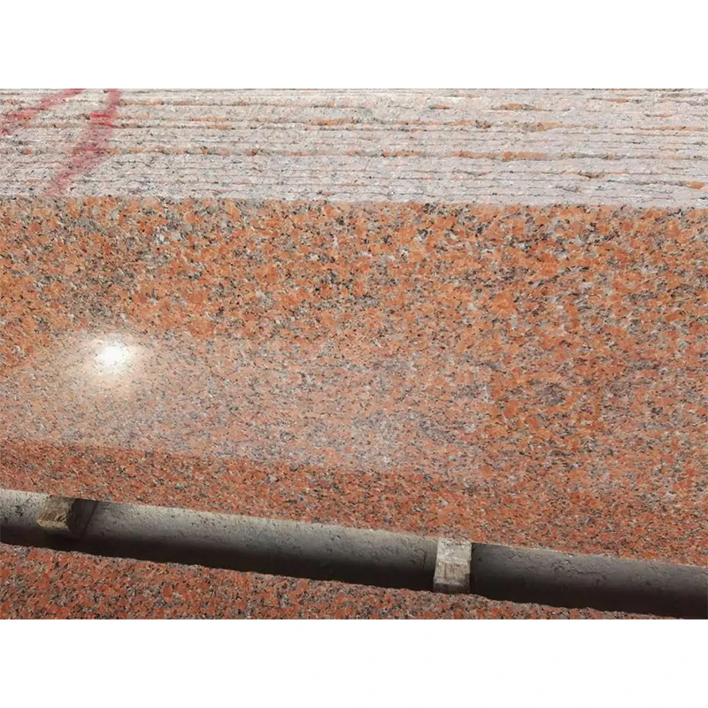 Polished Guangxi Red Color Natural Granite Stone Floor Tiles Big Slab Maple Granite