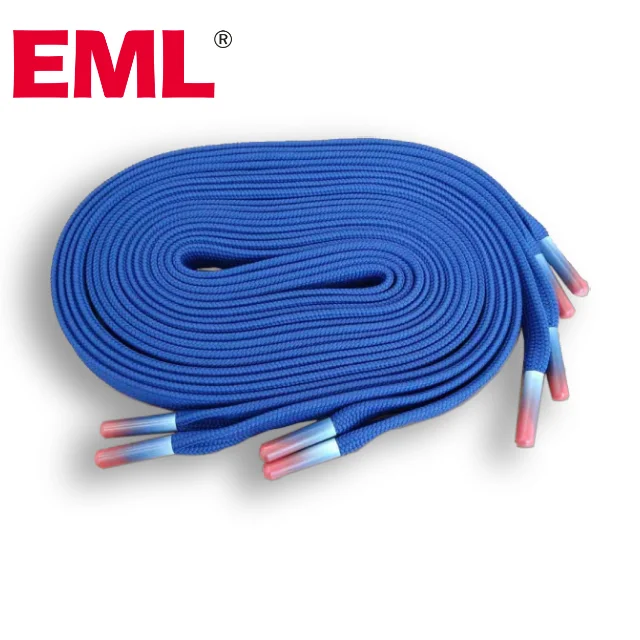 Tubular nylon lacing round elastic shoe laces