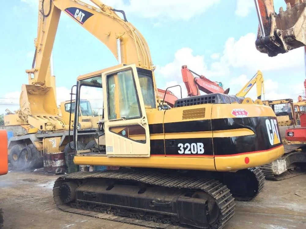 Original Brand Used Cat 320B Crawler Excavator Machine For Sale