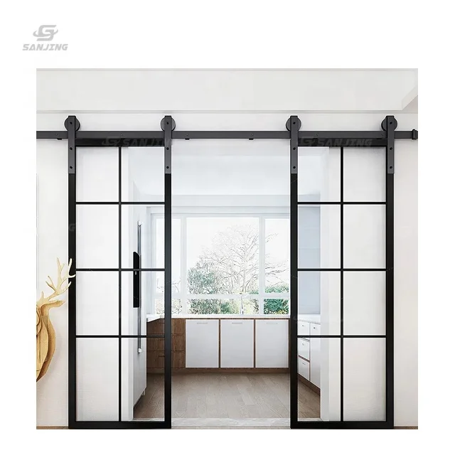 Sanjing High Quality Hidden Aluminium Sliding Barn Door