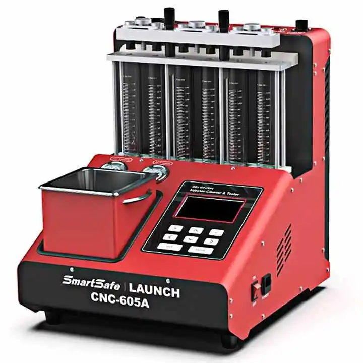 LAUNCH CNC 605A  GDI Professional 6 Cylinders Ultrasonic Injector Systems Cleaning Machine Tool Fuel Injector Cleaner And Tester