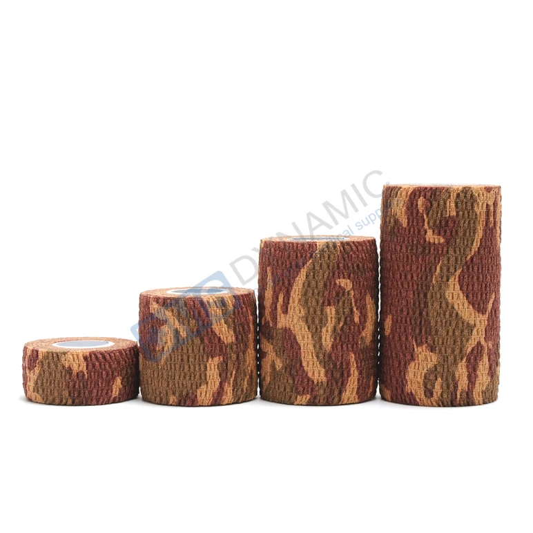 Colorful adhesive bandage wrap non woven fabric wide tape for first aid sports strong and easy to use breathable