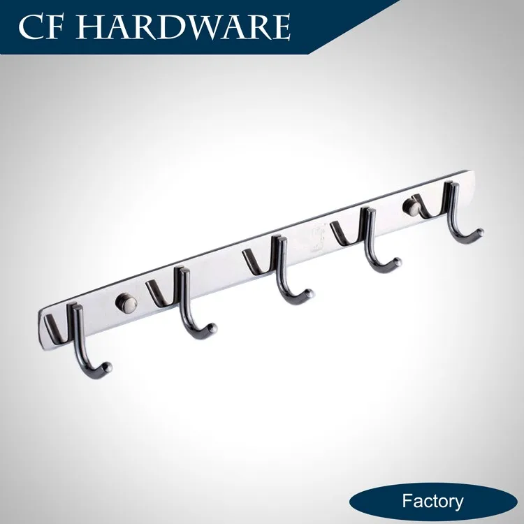 
Sanitary Accessories 5 hangers Robe Clothes Hook Stainless Steel 304 Wall Mounted for bathroom 