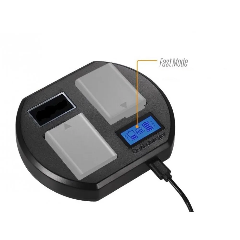 USB ЖК-камера dslr зарядное устройство двойной быстрое для FZ100 FW50 LP-E6 LP-E8 F550 F970 ЖК-зарядное
