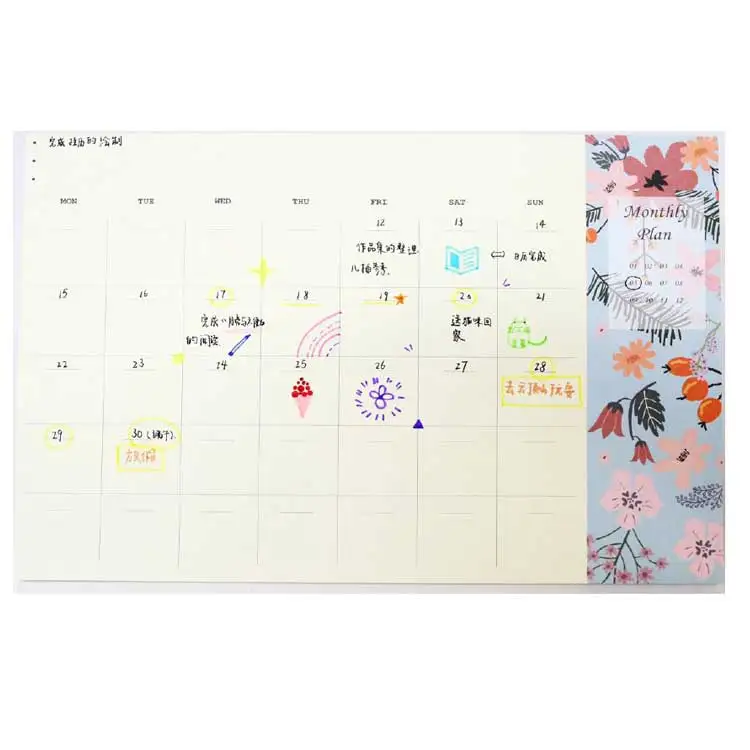 2020 Weekly Planner Notepad - Desktop Planning Pad with to Do List, Daily Schedule, and Habit Tracker