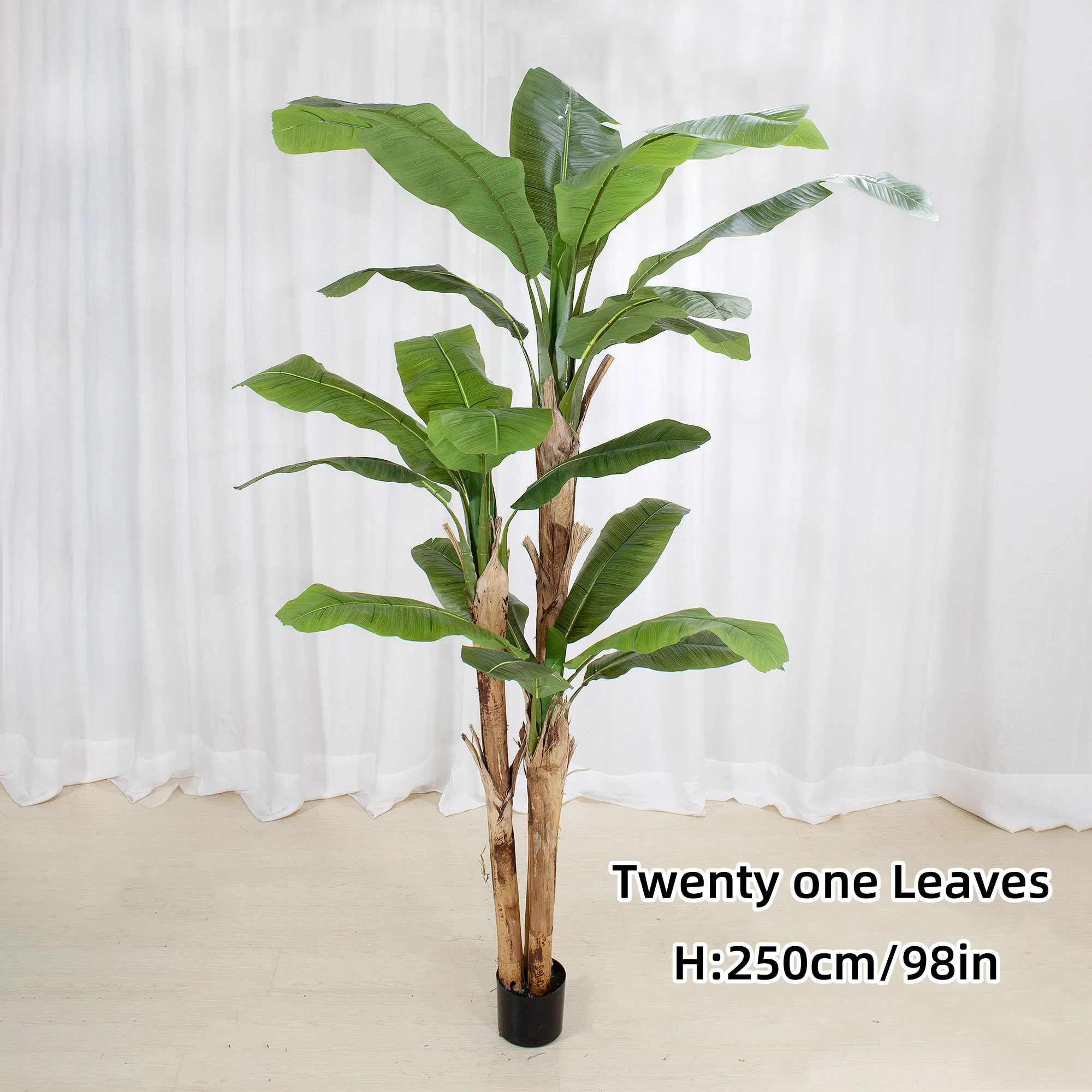 Artificial banana tree Artificial Travellers Palm Tree Large Leaves For Home Hotel Decoration Indoor Plants