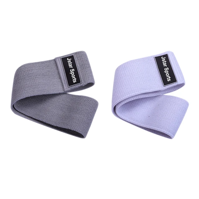 Fitness workout customized woven fabric elastic resistance bands