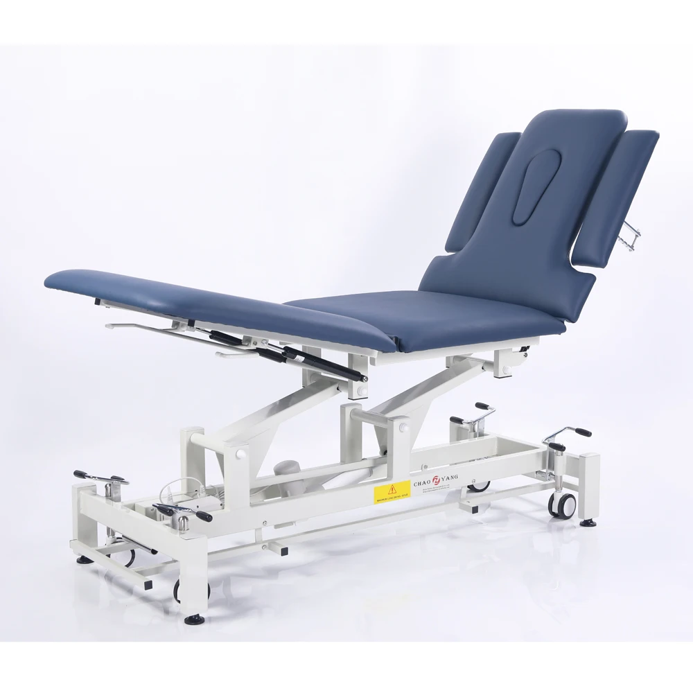 Chiropractic Table 5 Section Electric Physio Bariatric Couch Treatment Couch Physiotherapy Bed for Massage and Examination