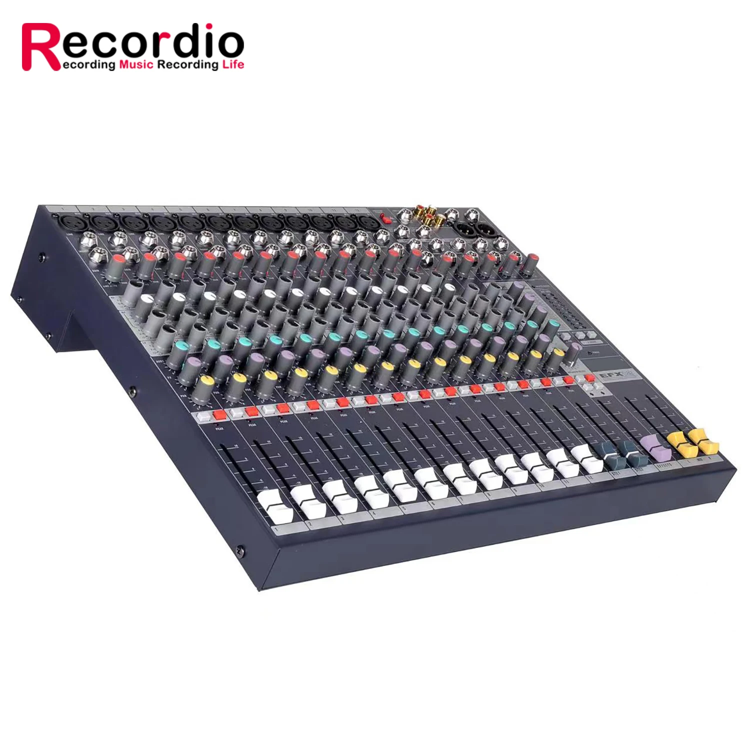 GAX-EFX8 Sound Board Console Desk System Interface 8 Channel 48V Phantom Power Stereo DJ Studio FX 32 Bit DSP Processor Mixer