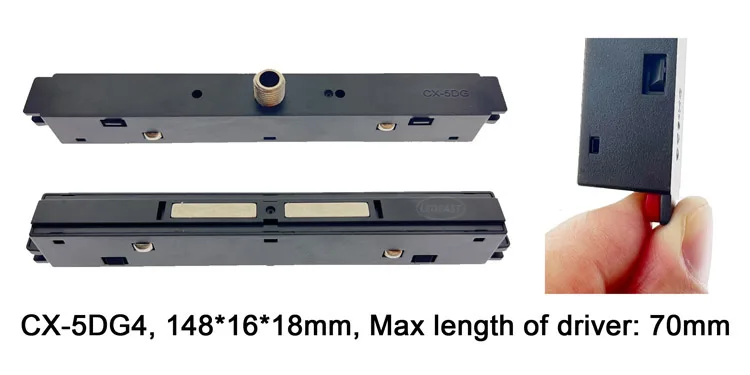 LEDEAST CX-5DG4 Cheap Lighting Accessory 48V Low Voltage LED Driver Plastic Box 4Pin Magnetic Track Light Adapter