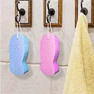 Многоразовая скраб для спа, супер мягкая отшелушивающая губка для ванны, ультра мягкая губка для ванны и душа