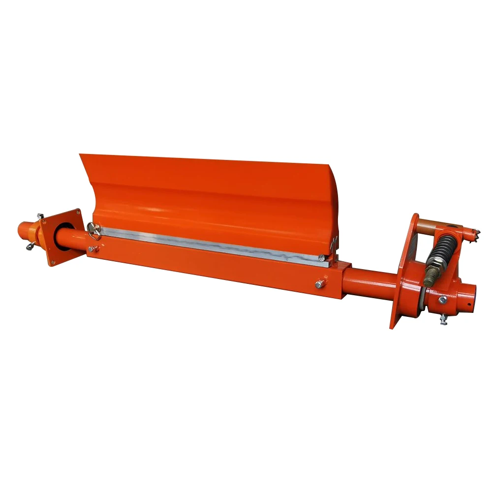 high quality pu blade i type iron ore light weight material conveyor multi-blade belt cleaner for non loaded